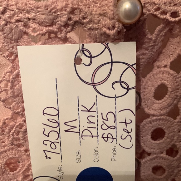 New Pink 2 Piece Short Set - Picture 7 of 7